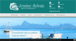 Desktop Screenshot of jeanine-sylvain.com
