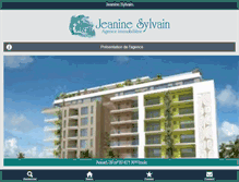 Tablet Screenshot of jeanine-sylvain.com